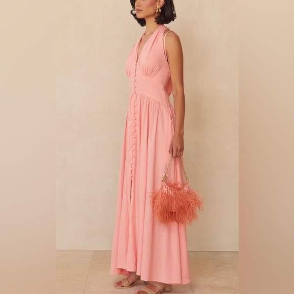 Cult Gaia OZIA DRESS size M color Azalea brand new - Picture 3 of 4